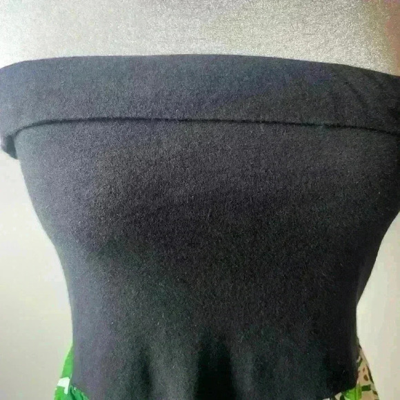 Strapless Sundress 100% rayon skirt with knit elastic top. Made in Hawaii by RJC - Picture 5 of 12